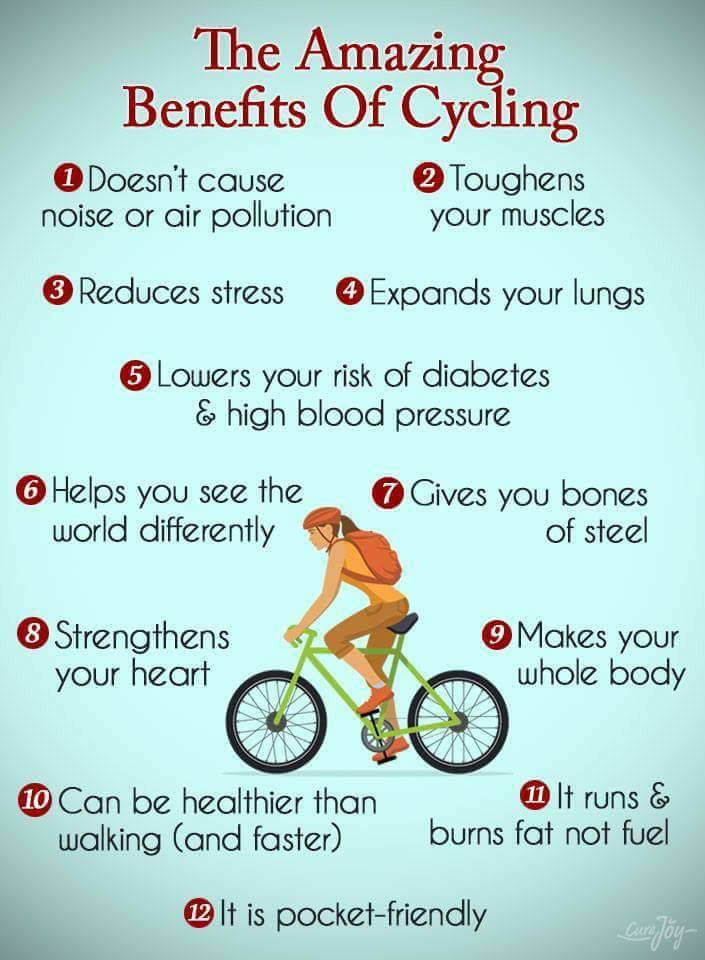 12 amazing benefits of cycling